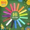 160PCS Sidewalk Chalks Set in 16 Colors: Jumbo Washable Drawing Chalk for Kids Outdoor Art, Non-Toxic Dustless Colored Giant Box Chalkboard Chalk for Toddler Painting on Blackboard, Playground, Party